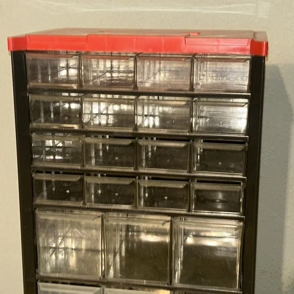 23 Drawer Multi Use Plastic Drawers Metal Frame Storage Container